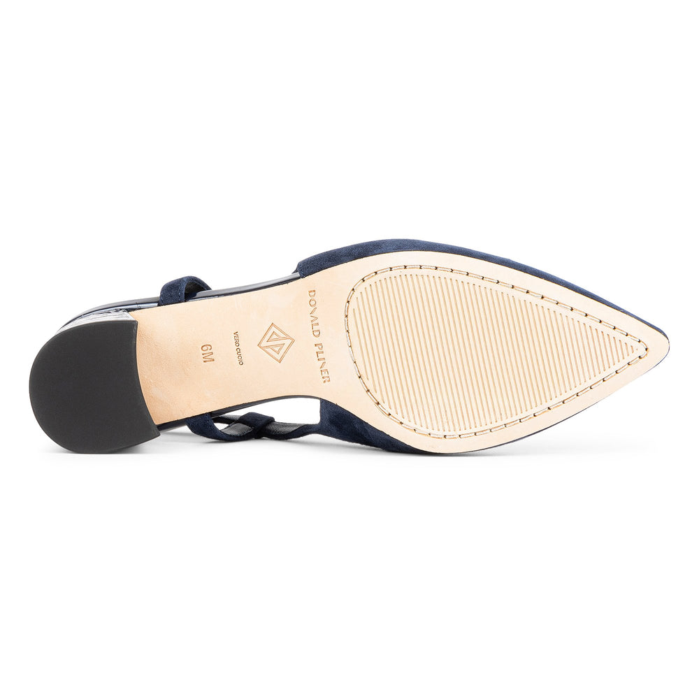 SONG | Women Donald Pliner Shoes Navy Suede
