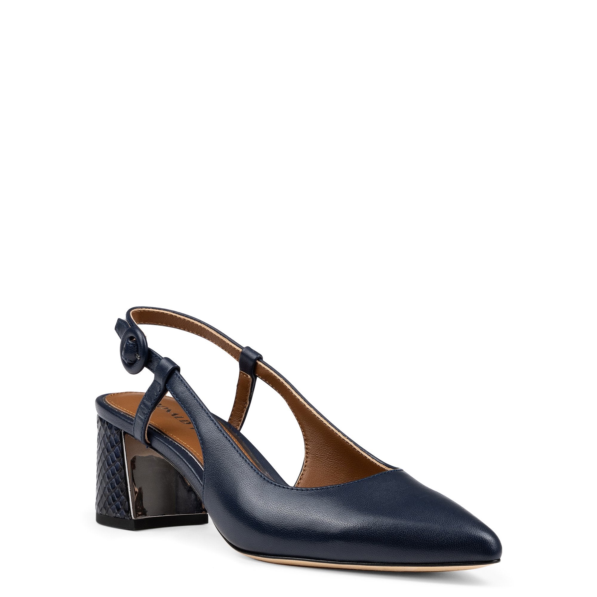 SONG | Women Donald Pliner Shoes Navy Leather