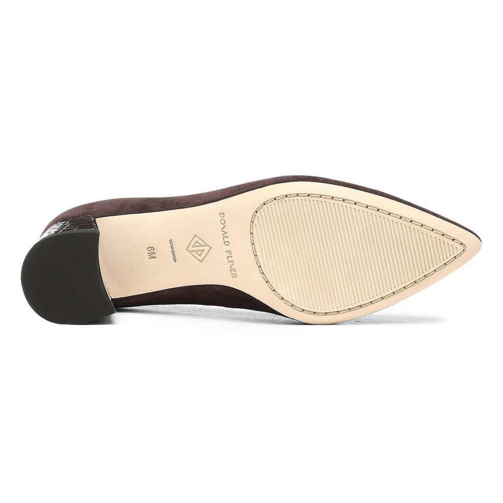 SUZETTE | Women Donald Pliner Shoes Dark Brown Suede