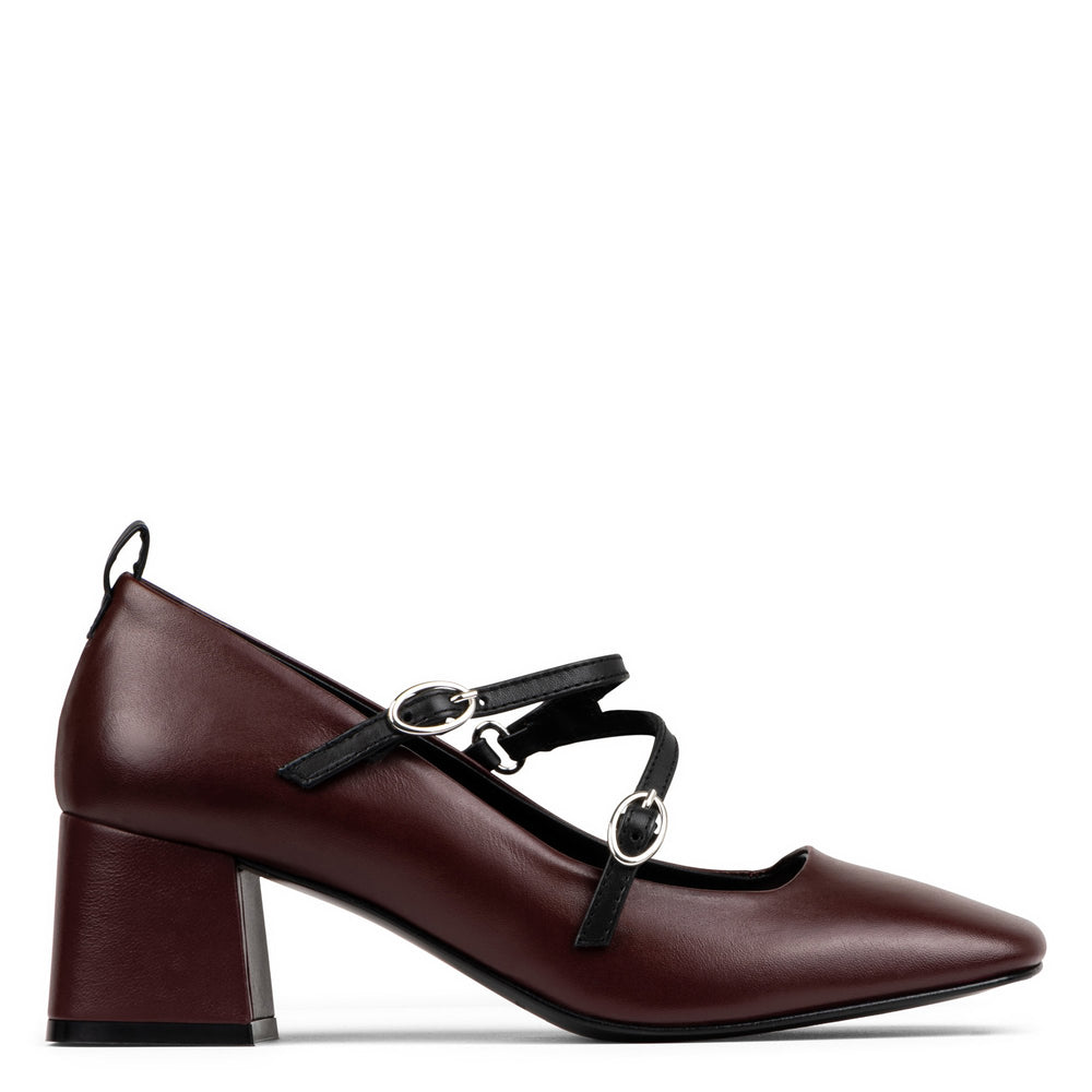 GAZZE | Women Donald Pliner Shoes Wine Black Multi