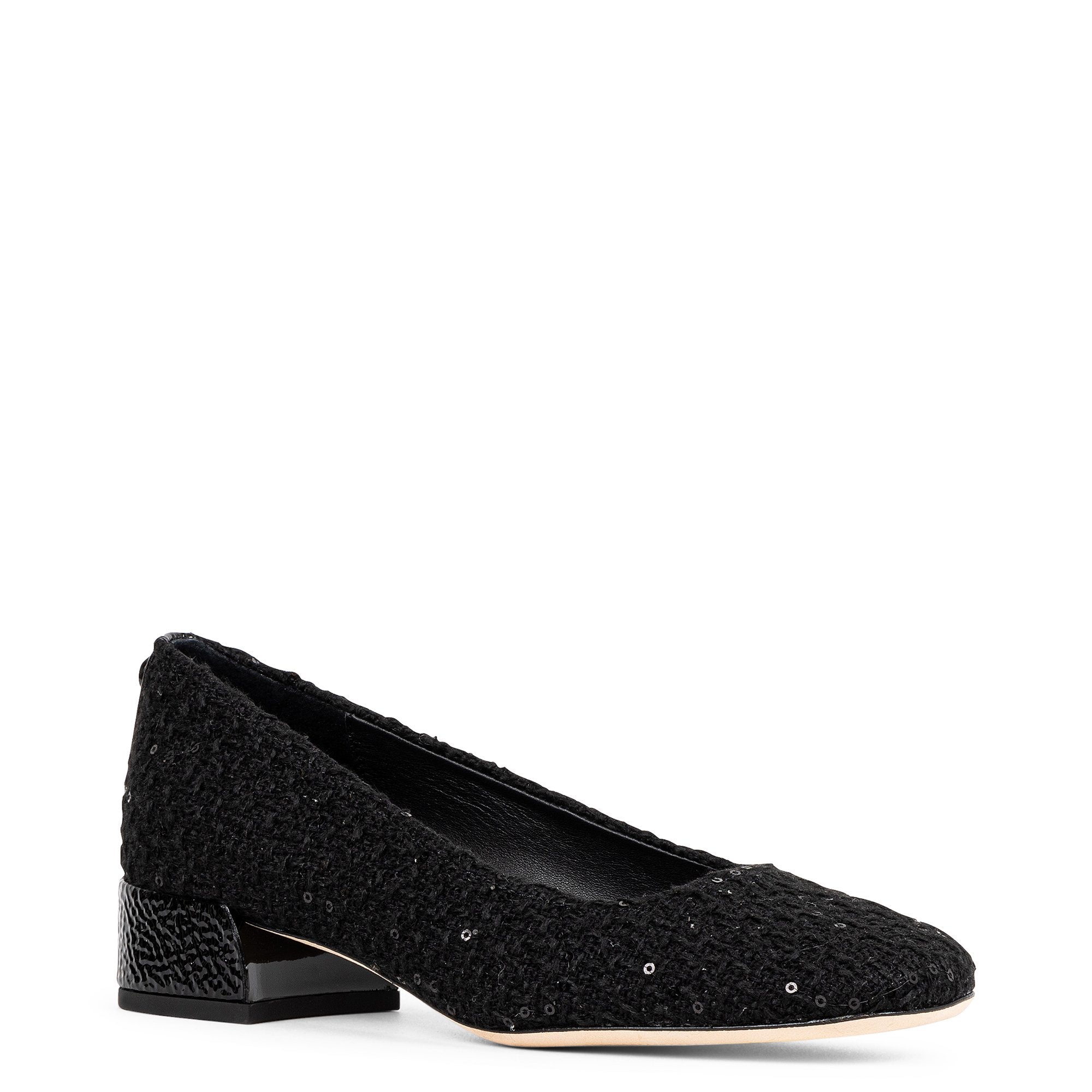 DREWW | Women Donald Pliner Shoes Black Bouclé