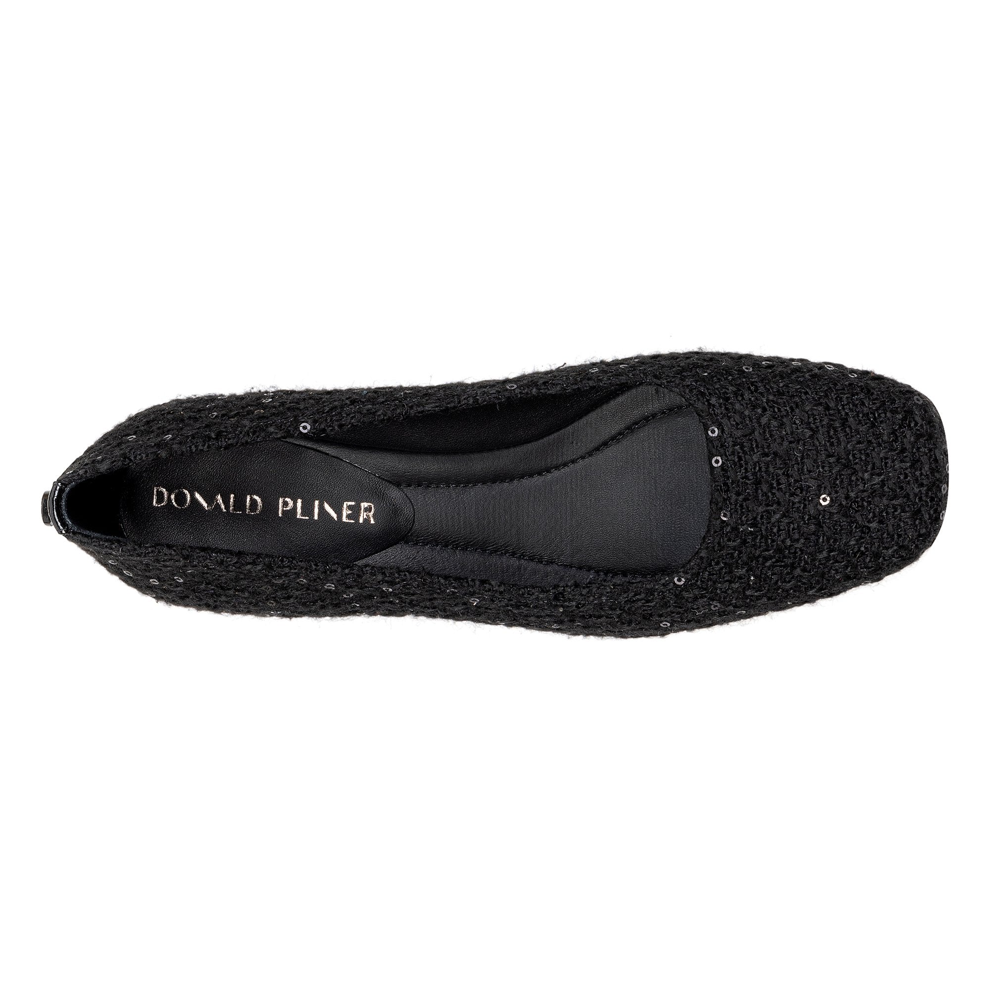 DREWW | Women Donald Pliner Shoes Black Bouclé