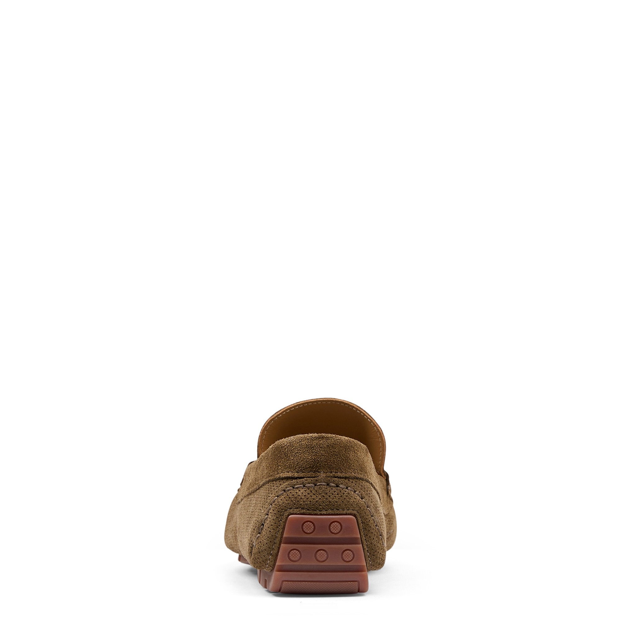 DACIO DRIVER | Men Donald Pliner Shoes Olive Perf Suede