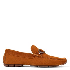DACIO DRIVER | Men Donald Pliner Shoes Brick Perf Suede
