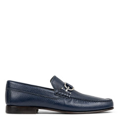 DACIO | Men Donald Pliner Shoes Indigo Pebbled Leather