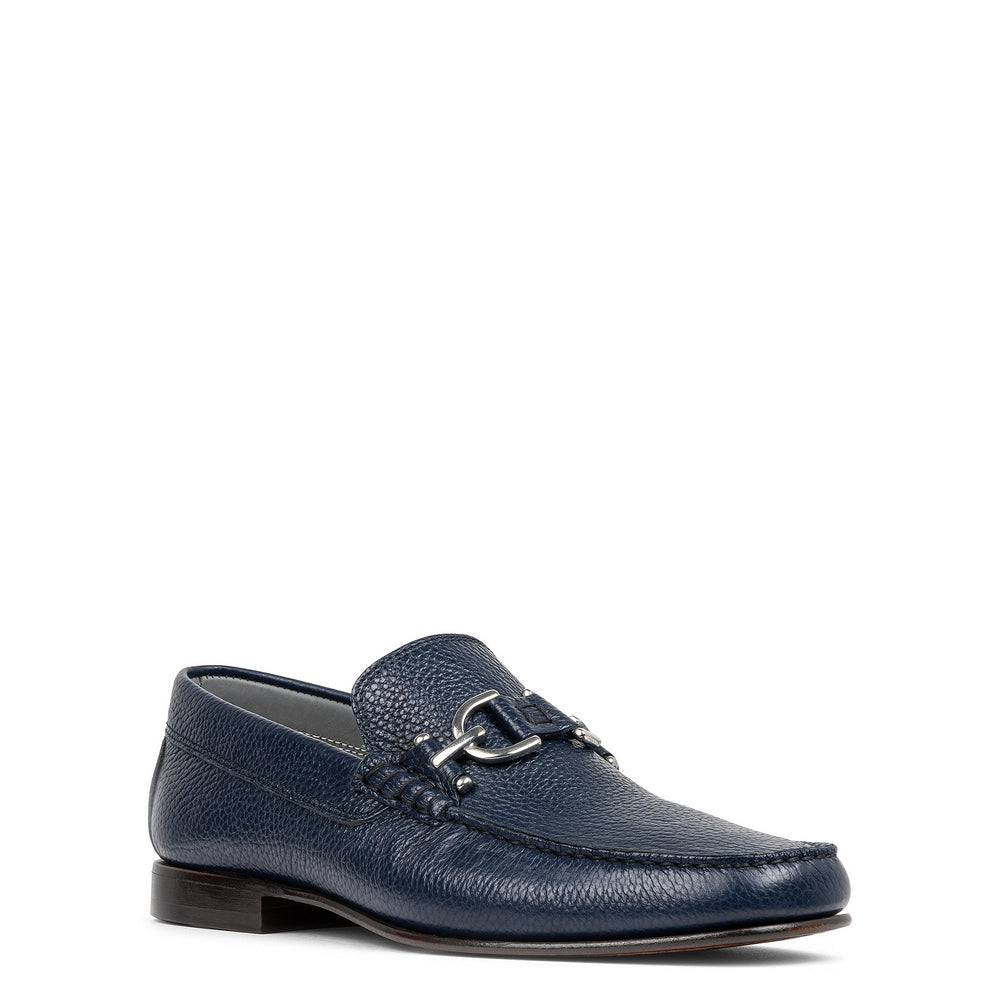 DACIO | Men Donald Pliner Shoes Indigo Pebbled Leather