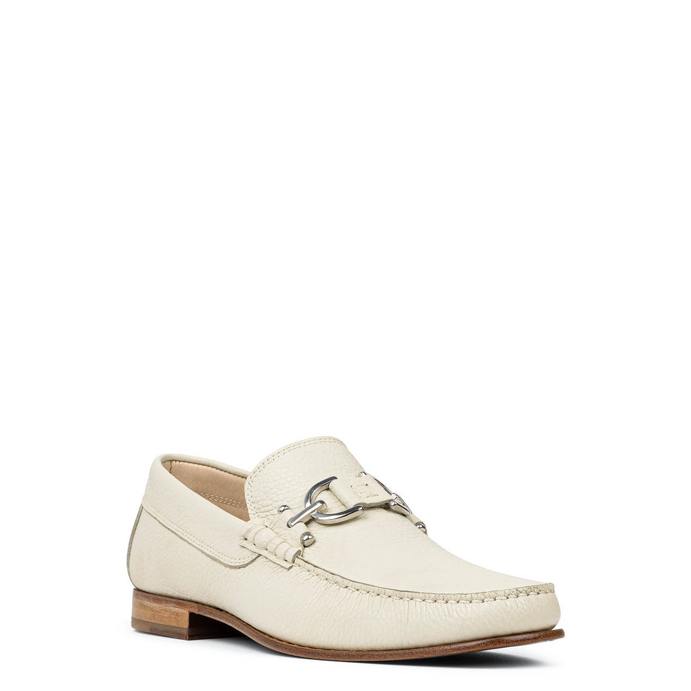 DACIO | Men Donald Pliner Shoes Off White Pebbled Leather