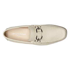 DACIO | Men Donald Pliner Shoes Off White Pebbled Leather