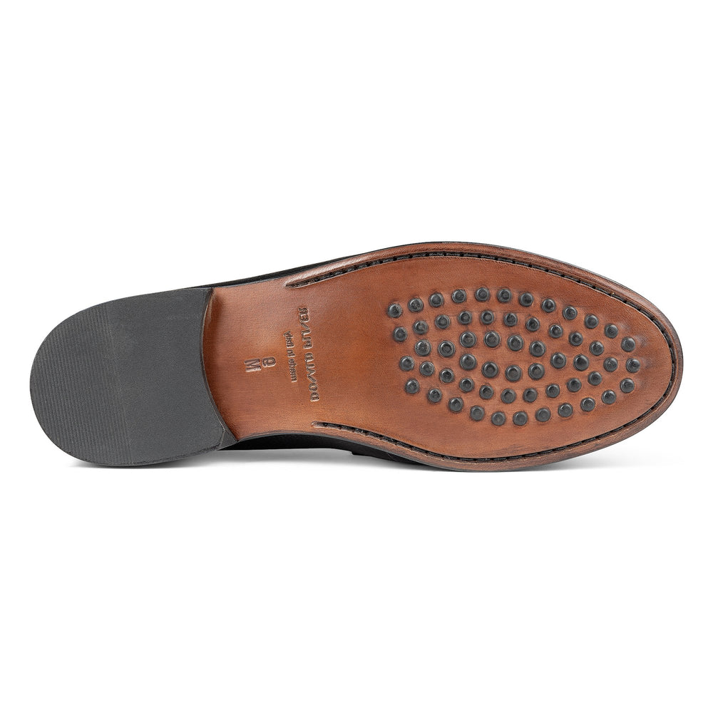 EVANSTON | Men Donald Pliner Shoes Black Pebbled Calf