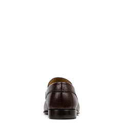 DACIO | Men Donald Pliner Shoes Dark Brown Lizard Print