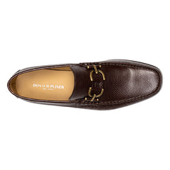 DACIO | Men Donald Pliner Shoes Dark Brown Lizard Print