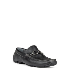 DACIO DRIVER | Men Donald Pliner Shoes Black Tumbled Leather