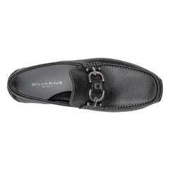 DACIO DRIVER | Men Donald Pliner Shoes Black Tumbled Leather