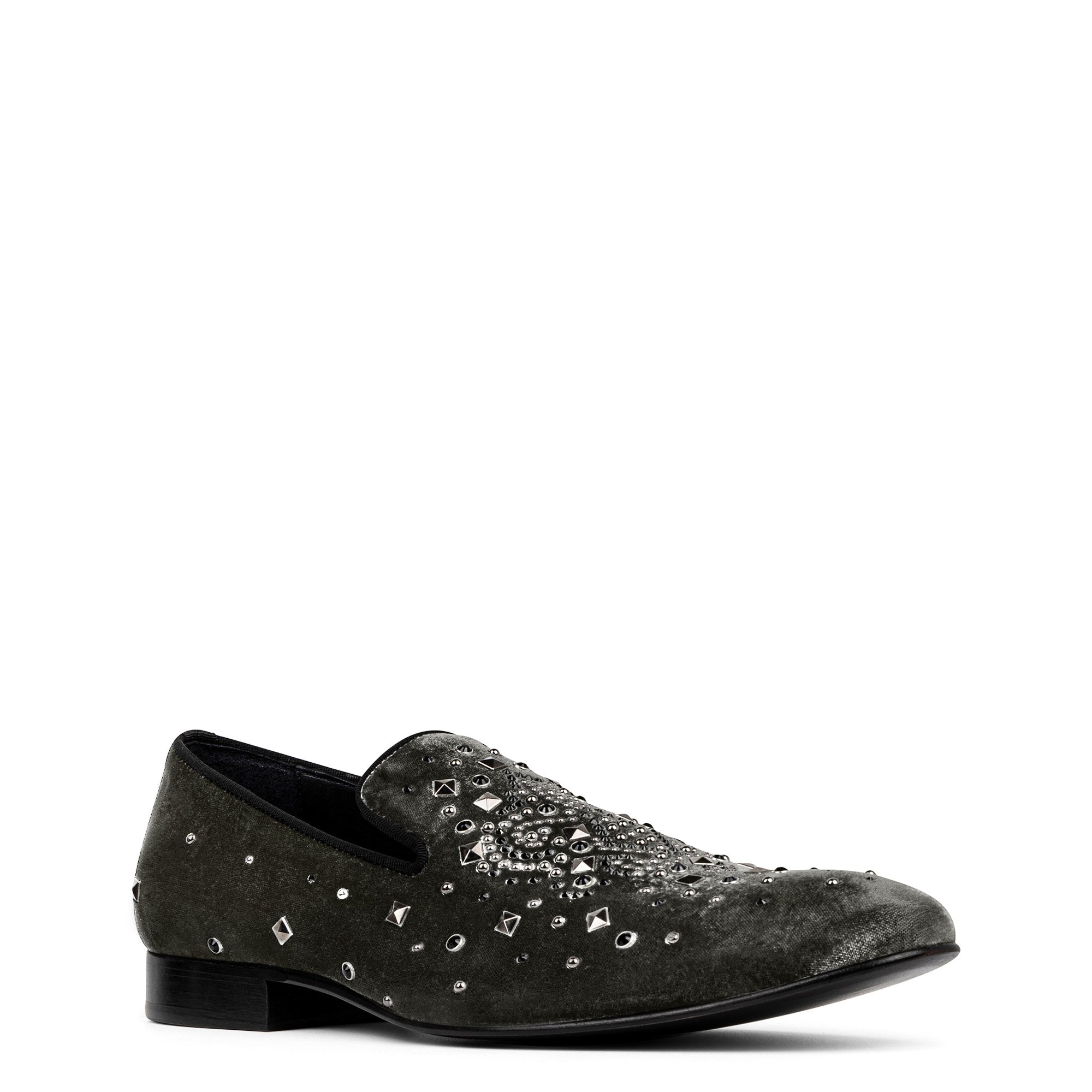 SPENCER | Men Donald Pliner Shoes Grey Studded