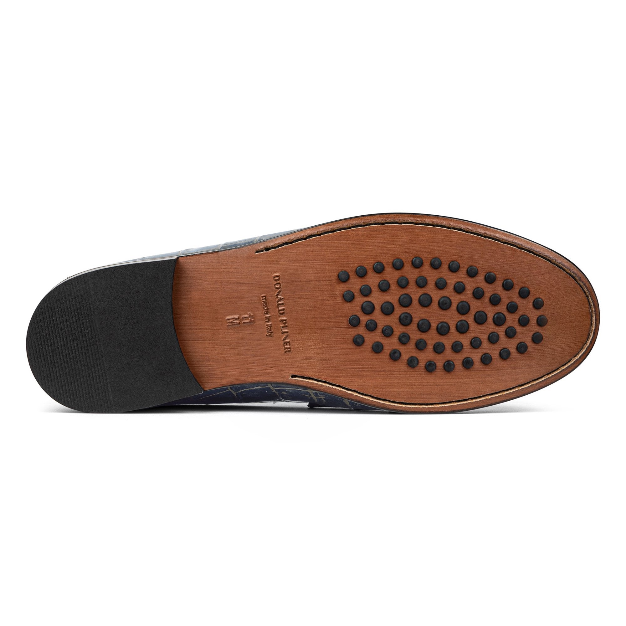 EVANSTON | Men Donald Pliner Shoes Navy Crocco