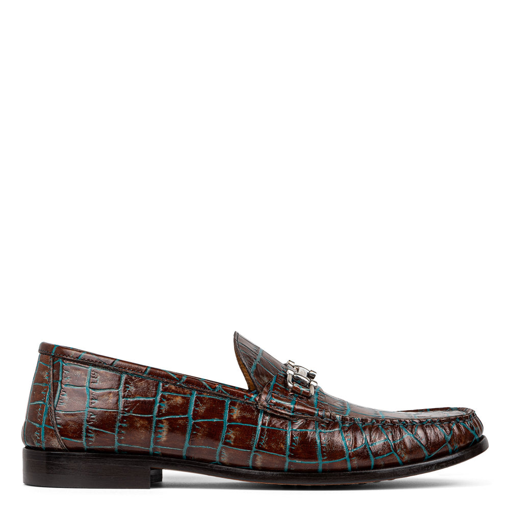 EVANSTON | Men Donald Pliner Shoes Mahogany Crocco