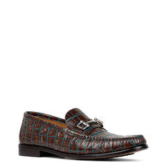 EVANSTON | Men Donald Pliner Shoes Mahogany Crocco