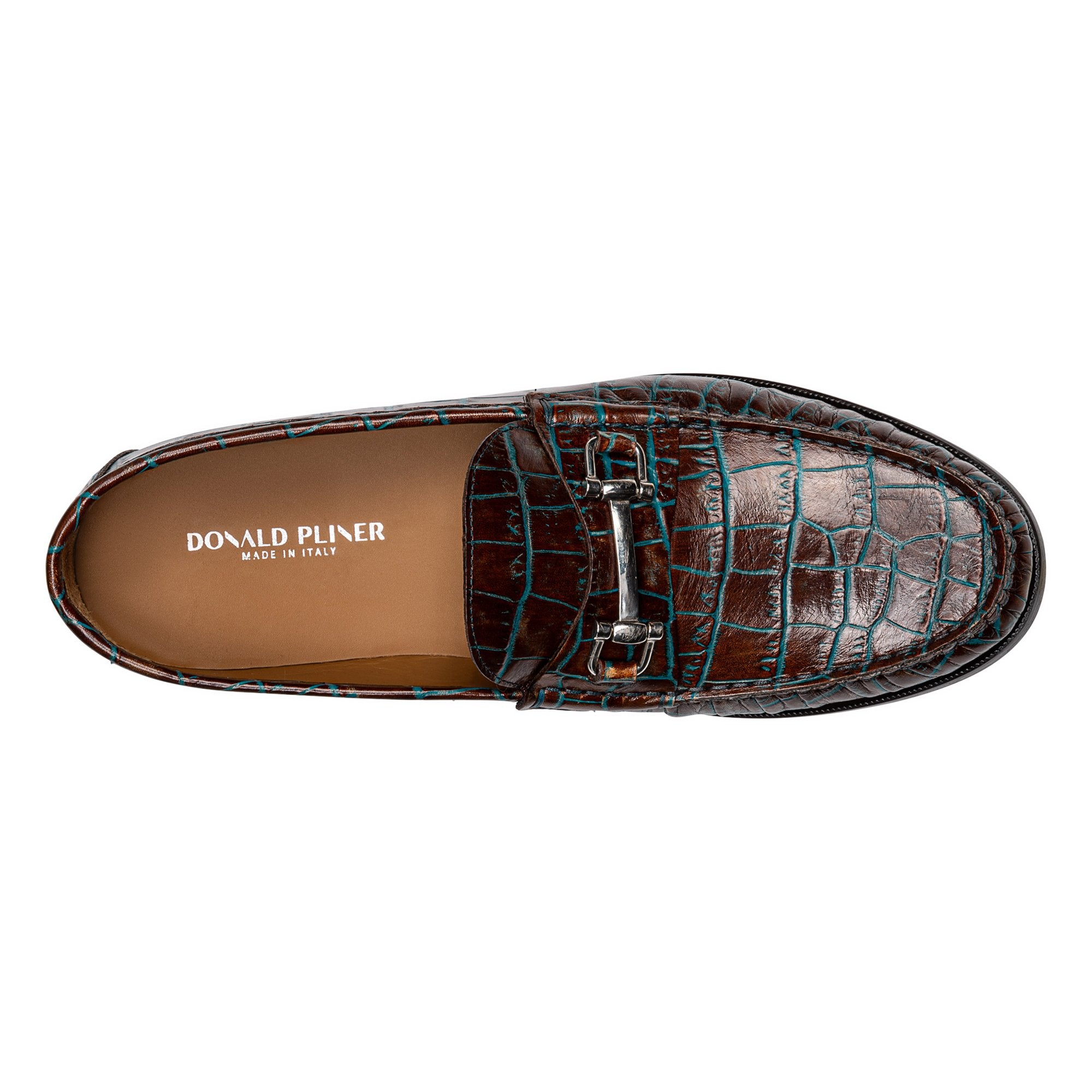 EVANSTON | Men Donald Pliner Shoes Mahogany Crocco