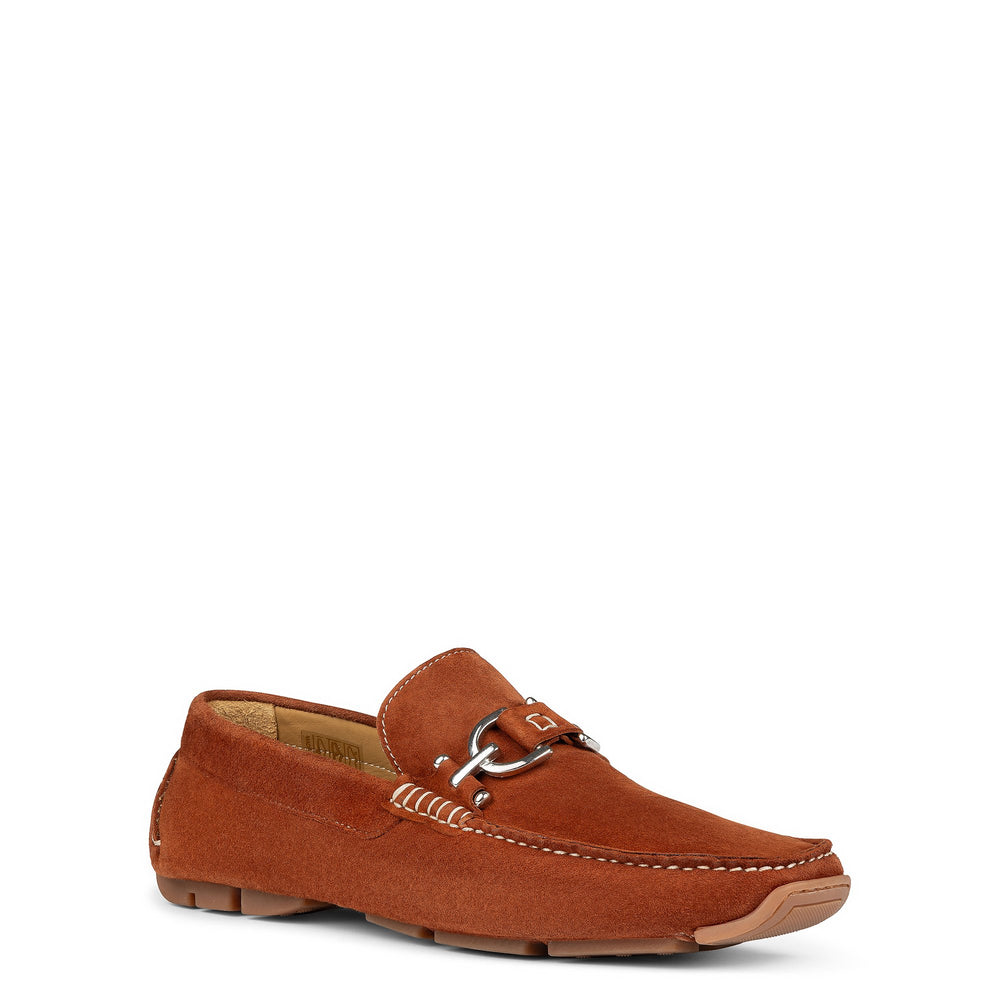 DACIO DRIVER | Men Donald Pliner Shoes Cognac Suede