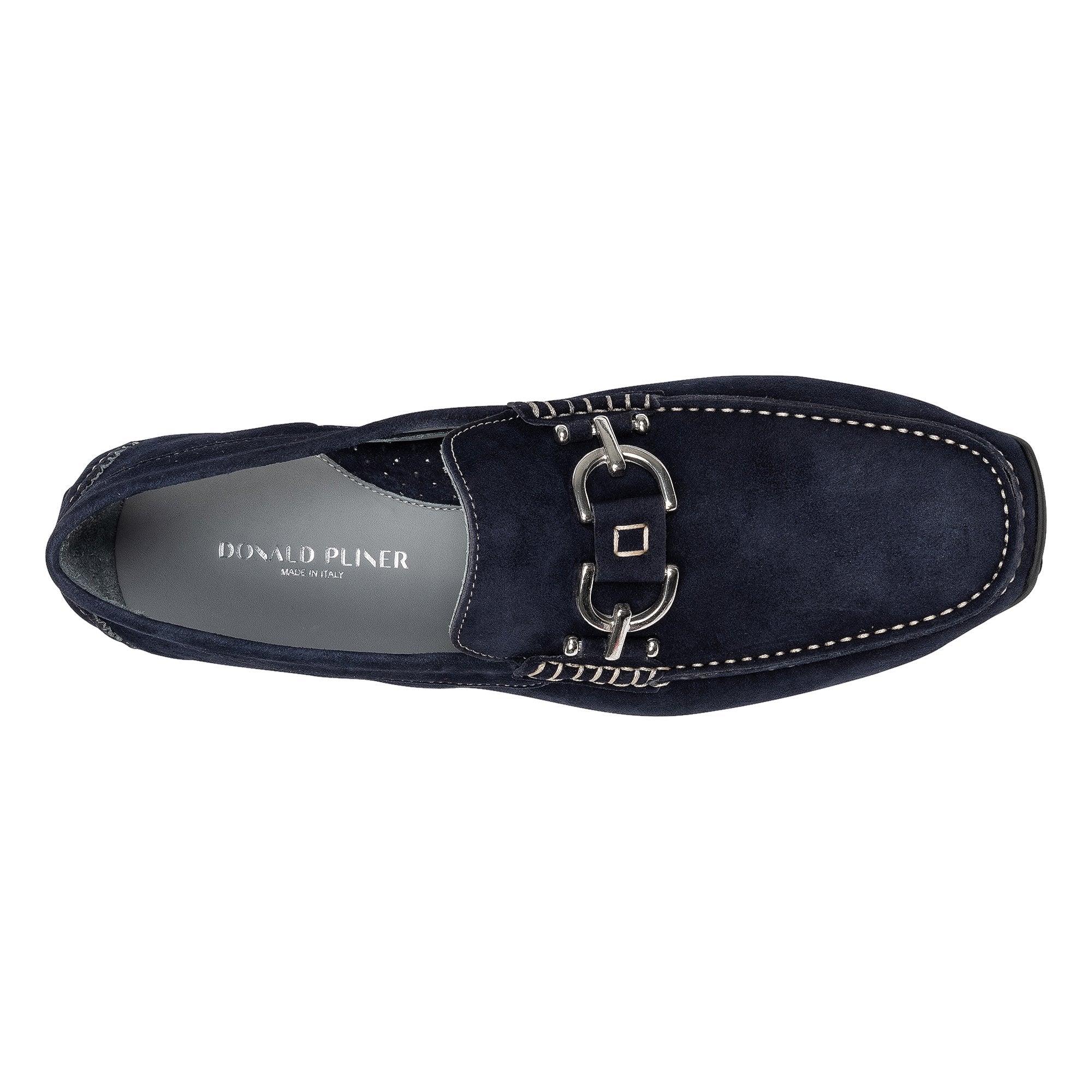 DACIO DRIVER | Men Donald Pliner Shoes Navy Suede