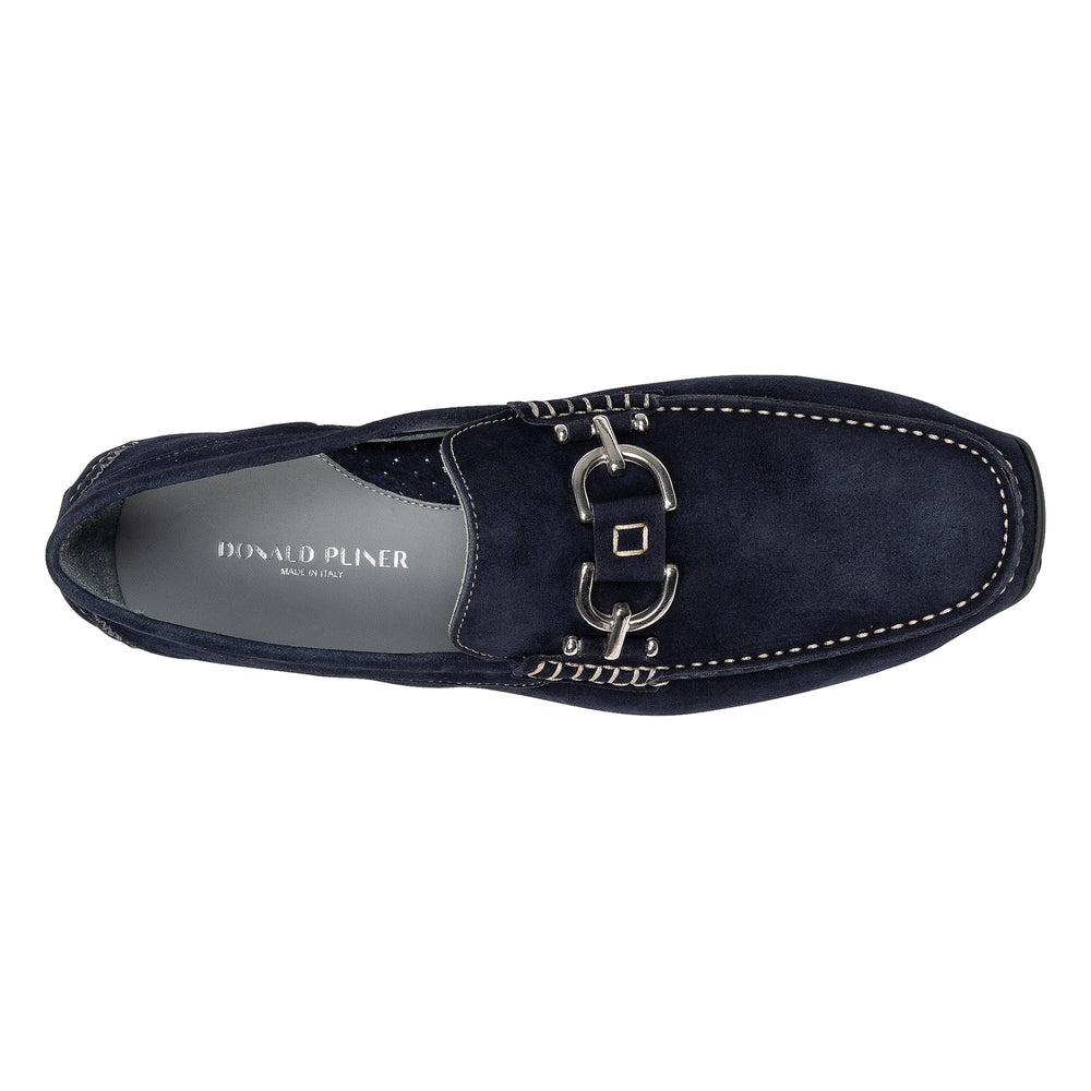 DACIO DRIVER | Men Donald Pliner Shoes Navy Suede