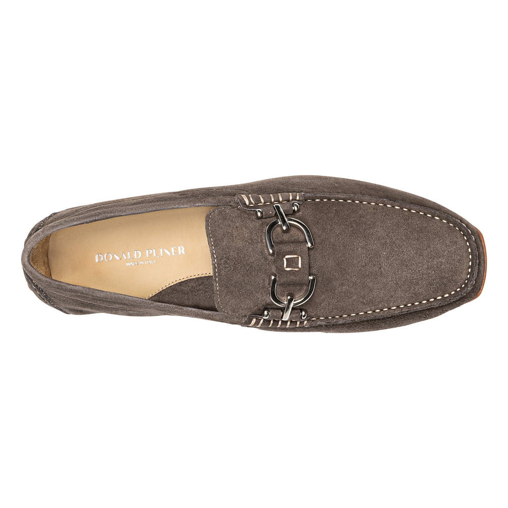 DACIO DRIVER | Men Donald Pliner Shoes Taupe Suede