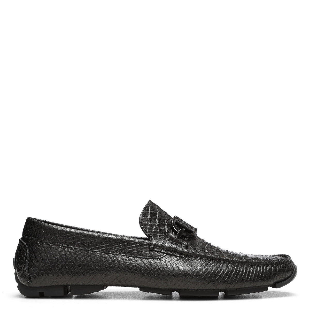 DACIO DRIVER | Men Donald Pliner Shoes Black Snake