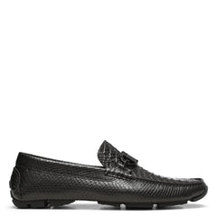 DACIO DRIVER | Men Donald Pliner Shoes Black Snake