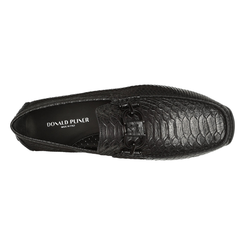 DACIO DRIVER | Men Donald Pliner Shoes Black Snake