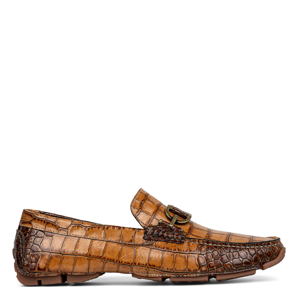 DACIO DRIVER | Men Donald Pliner Shoes Cognac Croco