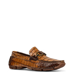 DACIO DRIVER | Men Donald Pliner Shoes Cognac Croco