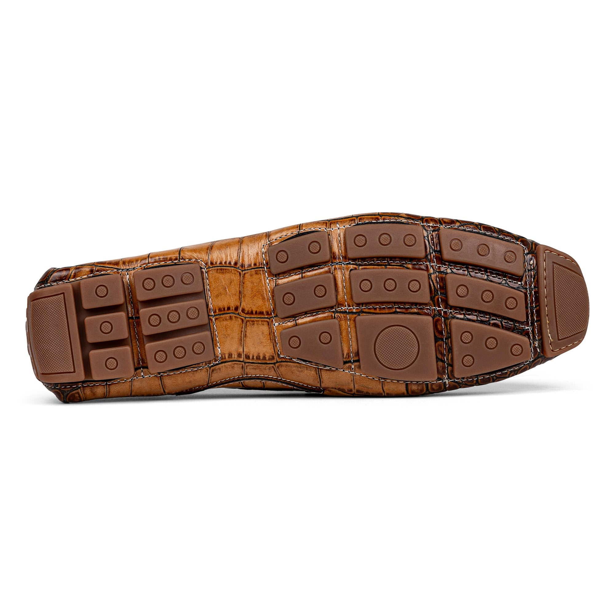 DACIO DRIVER | Men Donald Pliner Shoes Cognac Croco