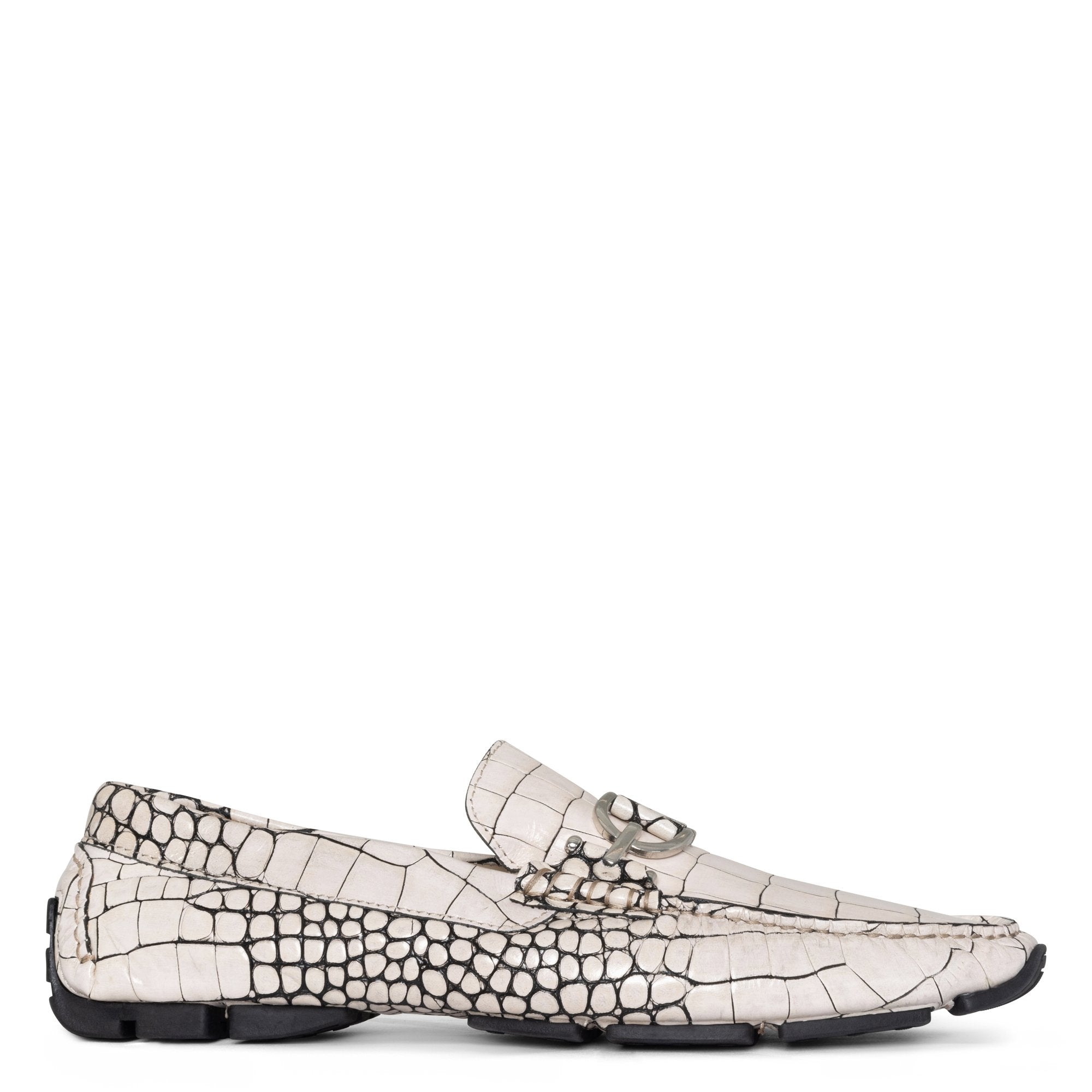 DACIO DRIVER | Men Donald Pliner Shoes Grey Croco