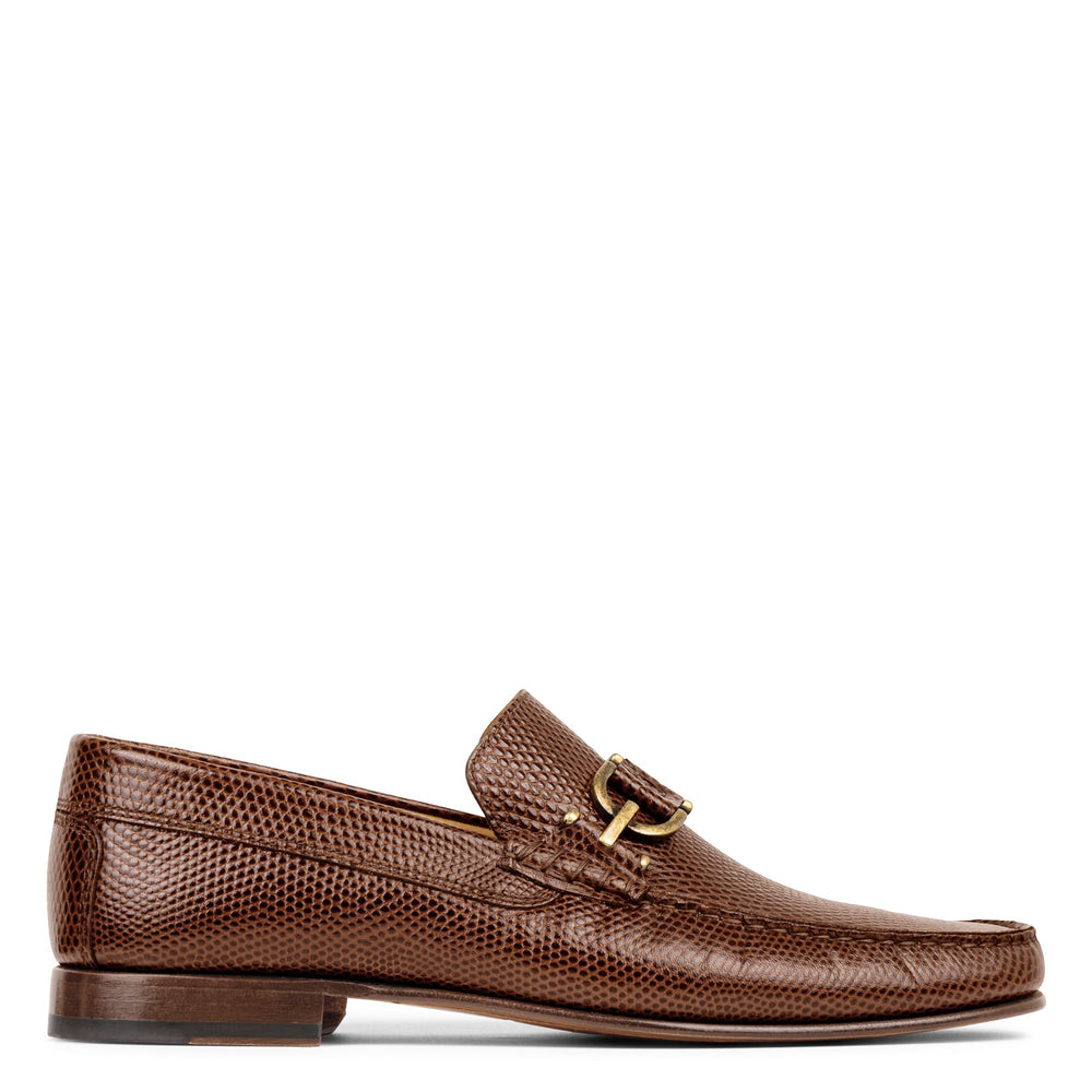 DACIO | Men Donald Pliner Shoes Whiskey Lizard Print