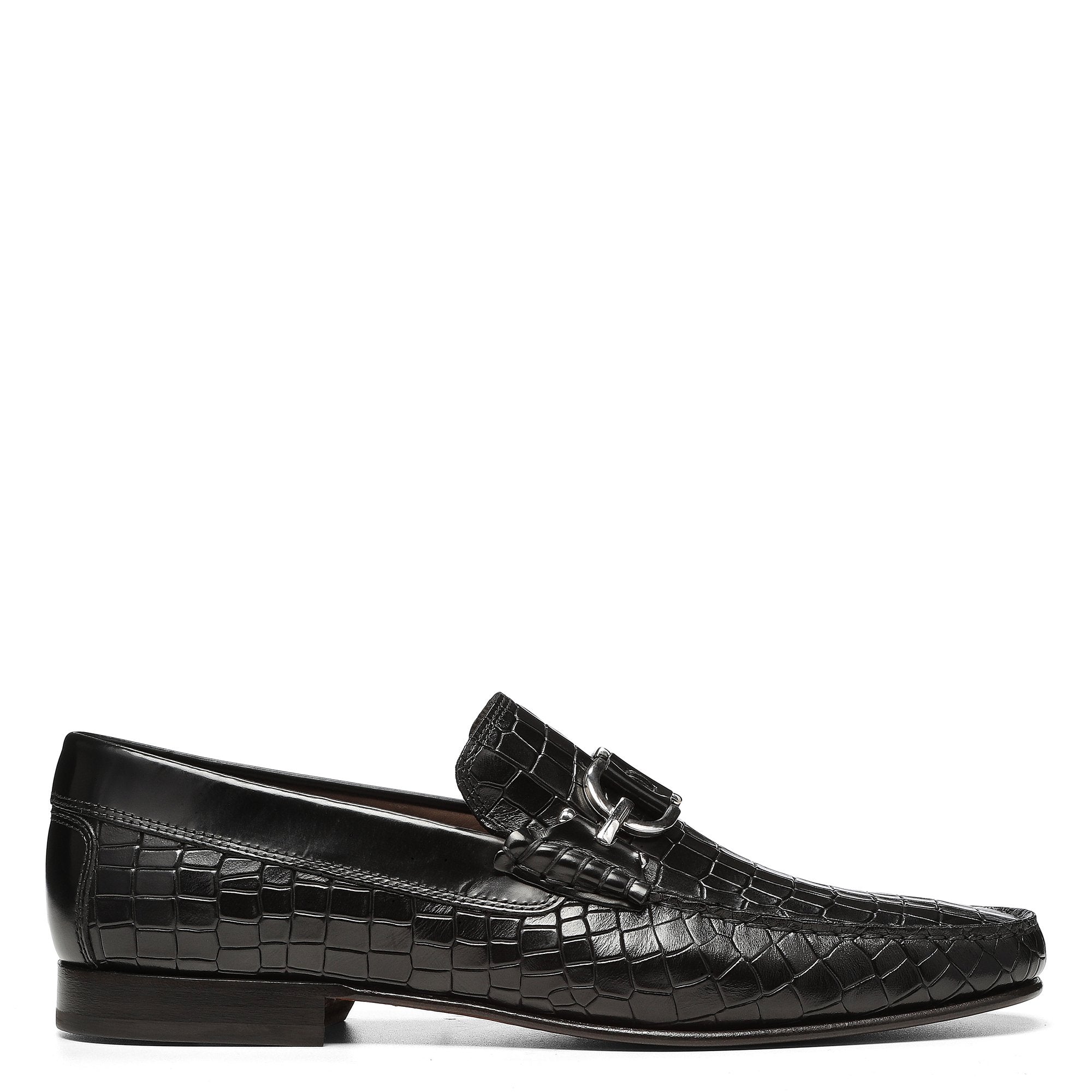 DACIO | Men Donald Pliner Shoes Black Croco