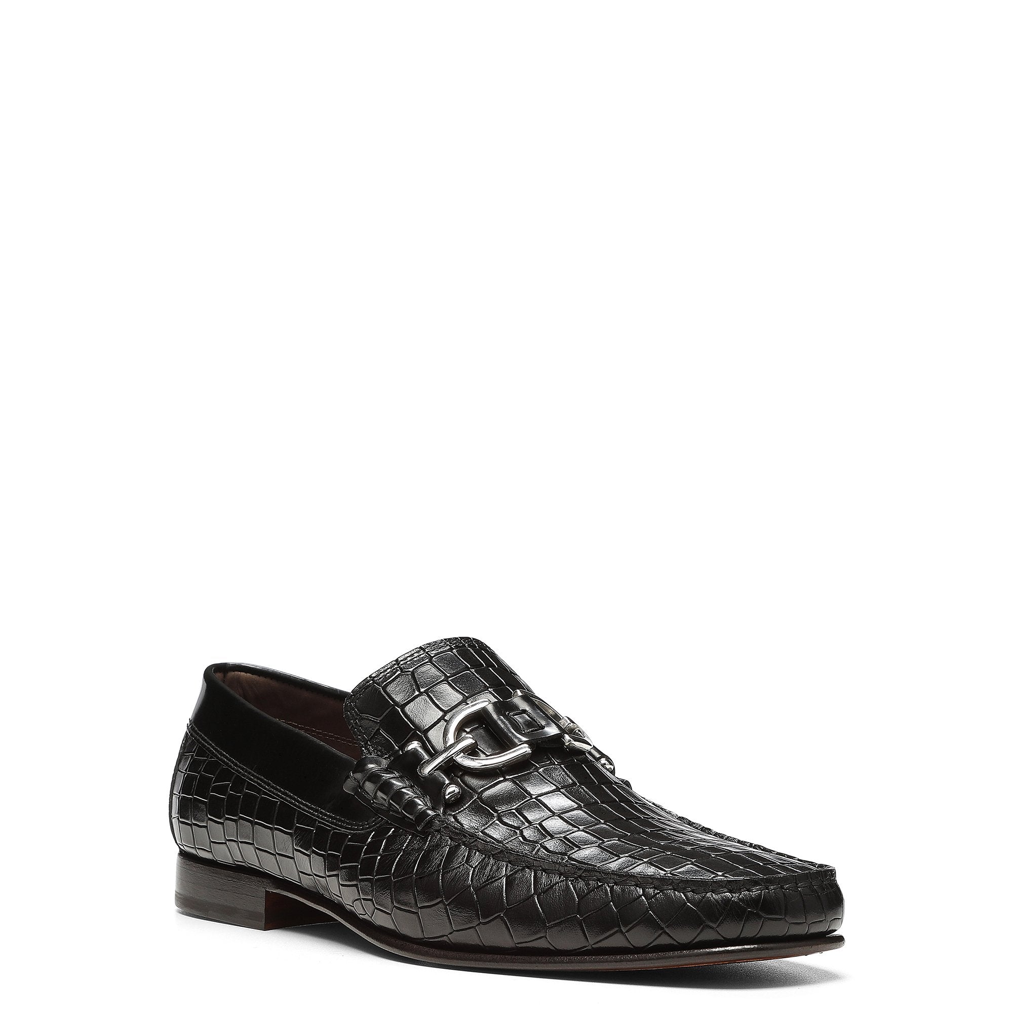 DACIO | Men Donald Pliner Shoes Black Croco