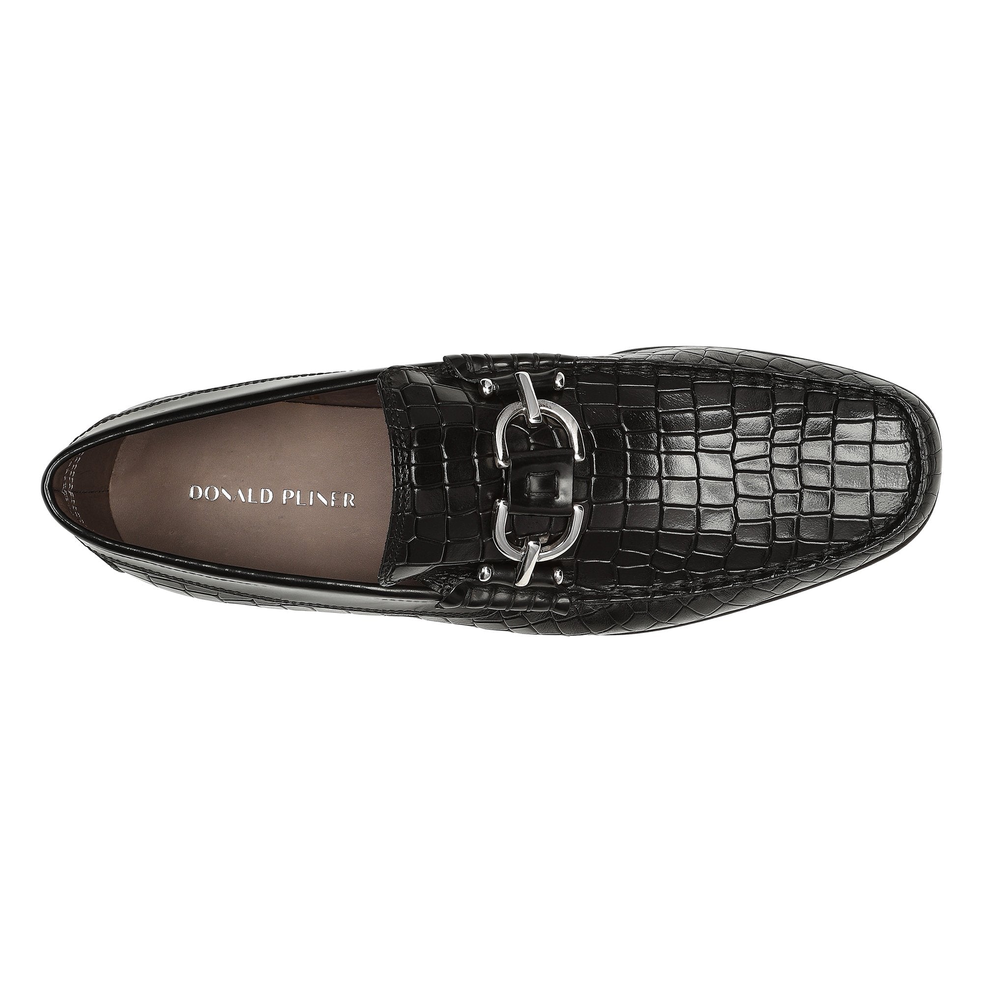 DACIO | Men Donald Pliner Shoes Black Croco