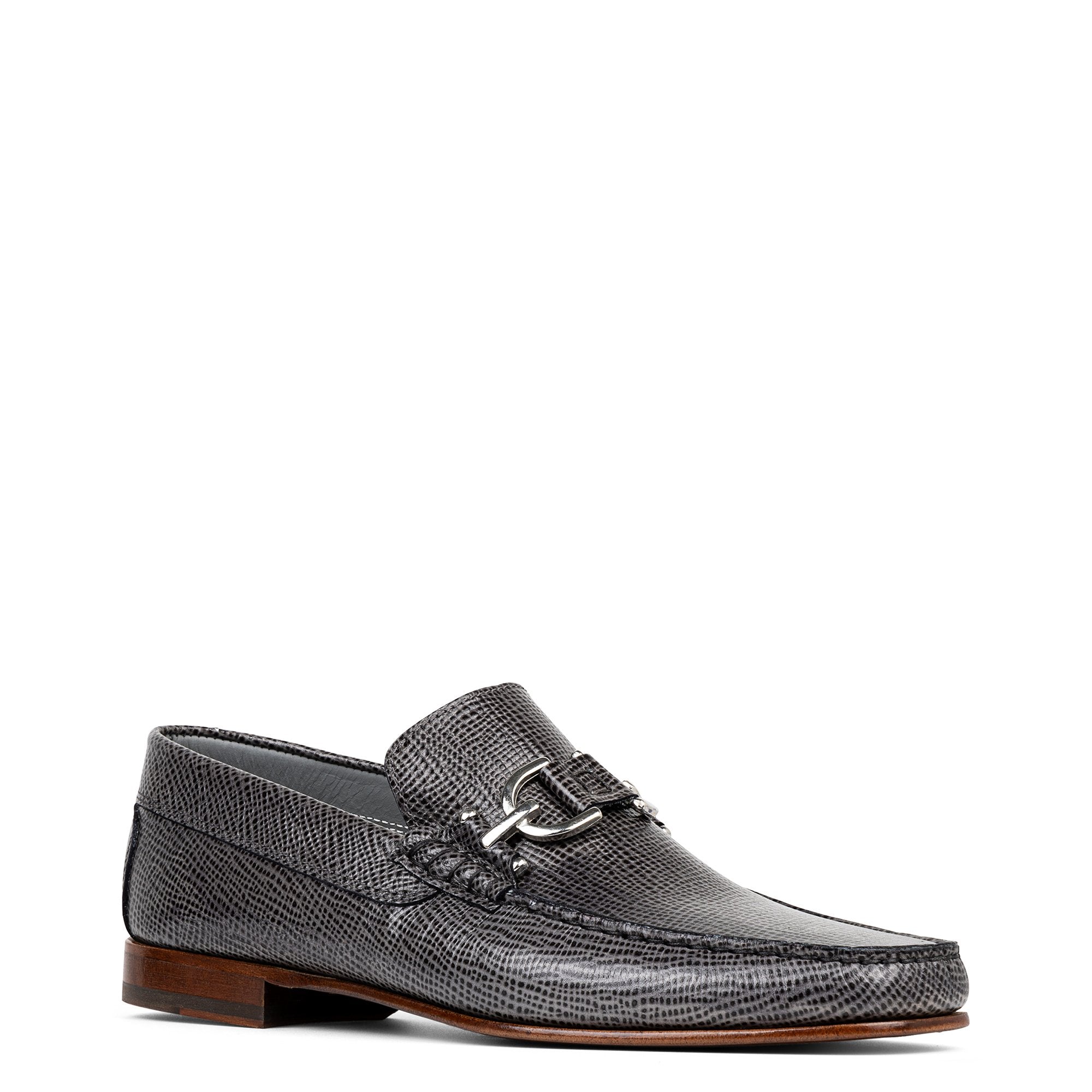 DACIO | Men Donald Pliner Shoes Grey Lizard Print