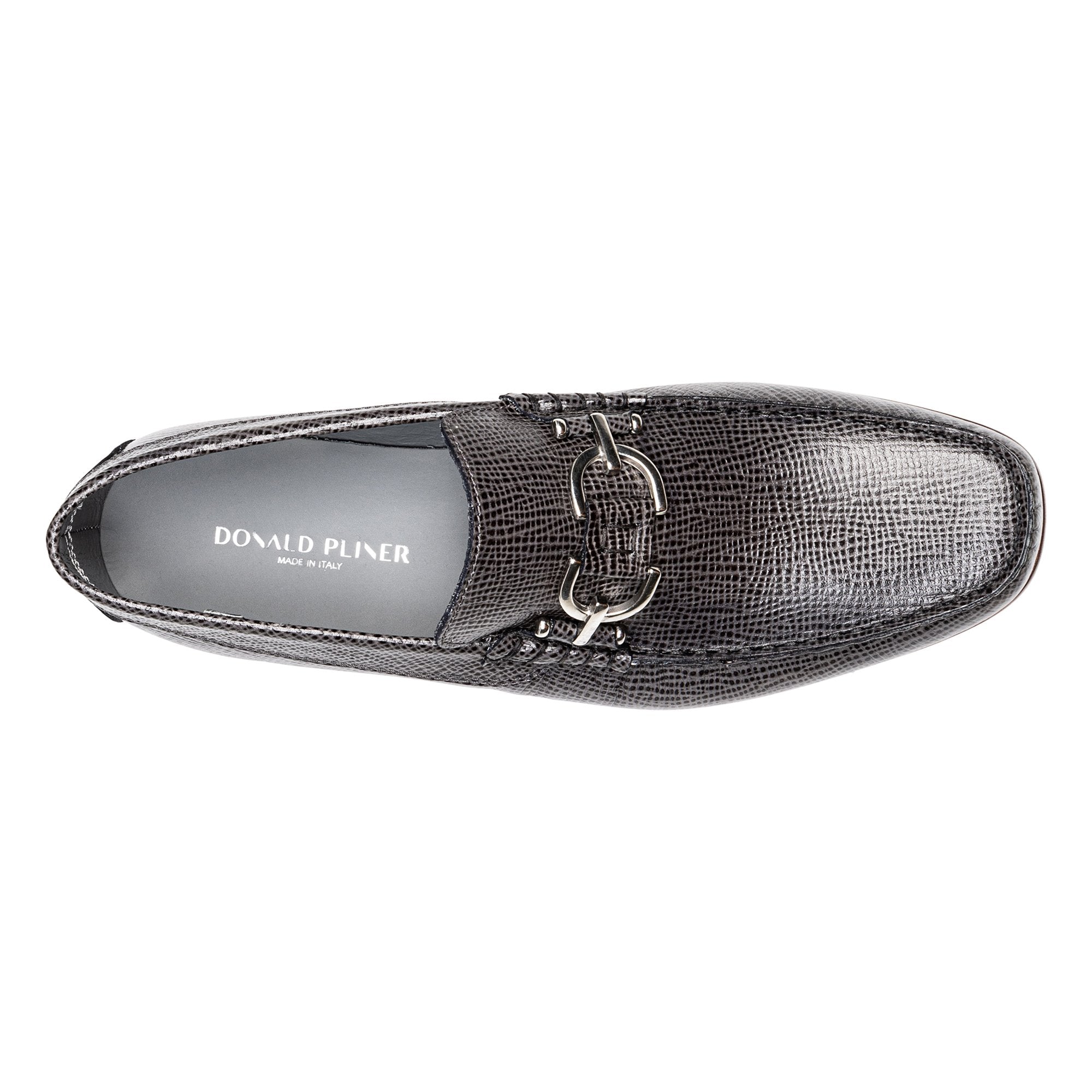 DACIO | Men Donald Pliner Shoes Grey Lizard Print