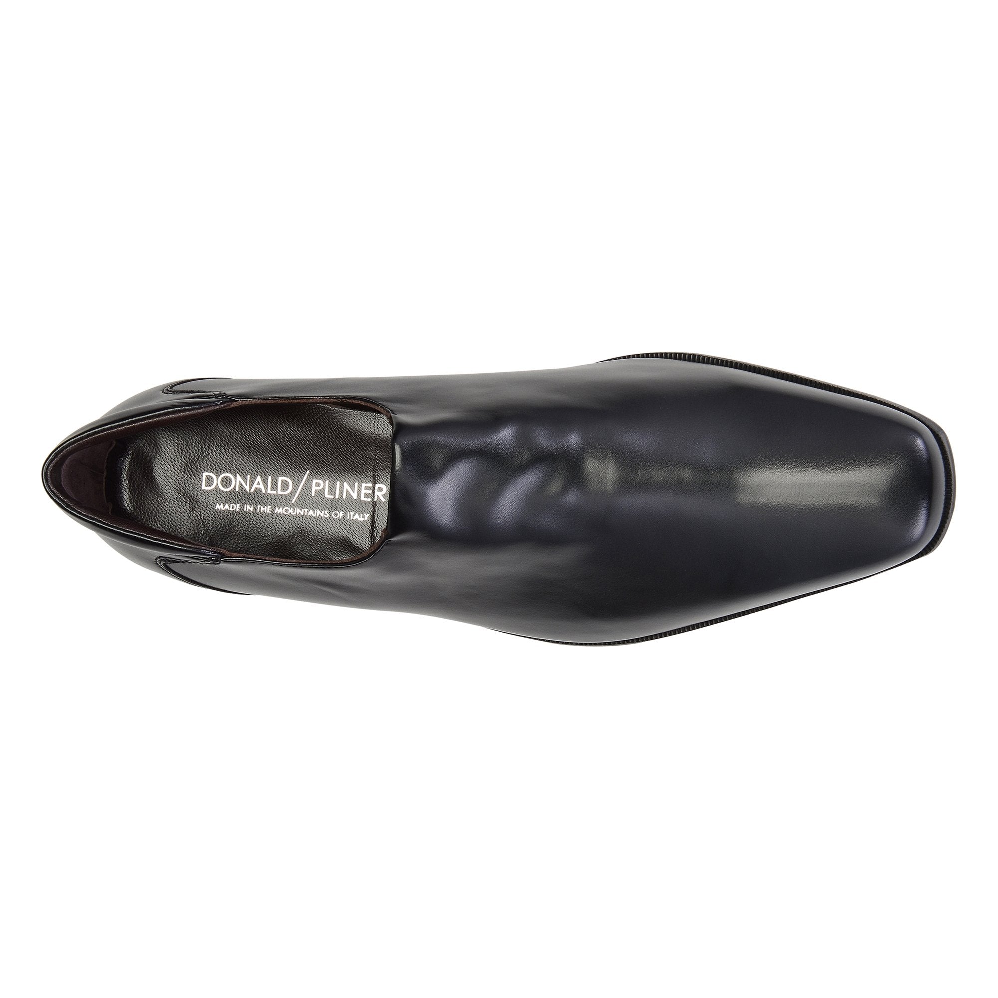 REX | Men Donald Pliner Shoes Black Stretch Nappa